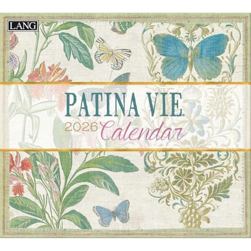 Lang, Patina Vie 2026 Wall Calendar by Patina Vie, 13.4'' X 12'', 12-Month Calendar with Stapled Binding