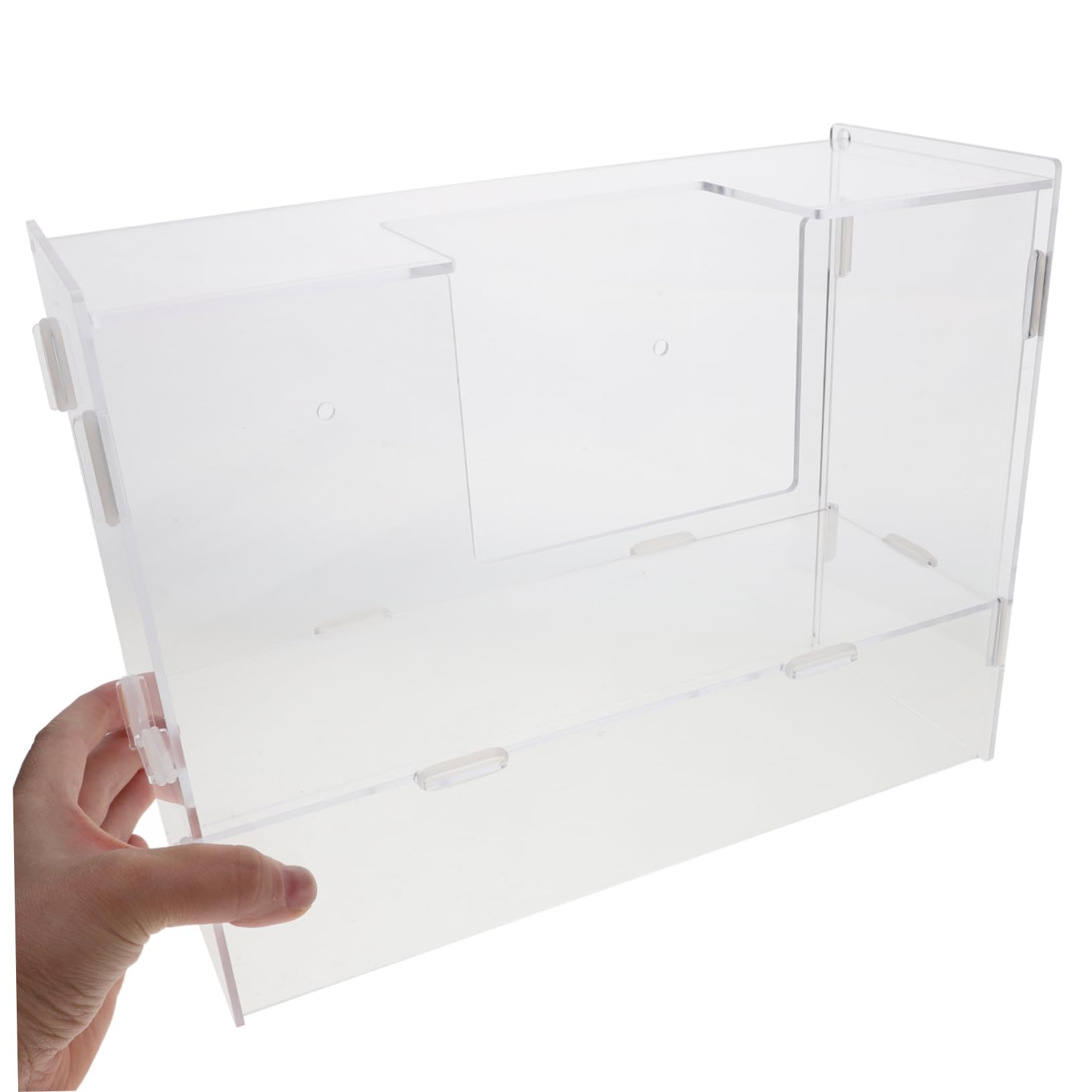 Kaninchenheuhalter aus Acryl mit Integrierter Toilettenfunktion, Groß
