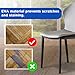 Krisler Headboard Stoppers, 30Pcs Felt Furniture Pads, Soft Bed Stabilizer Against Wall, Self Adhesive Anti Shake EVA Foam Bed Bumper for Chair Legs, Table Legs