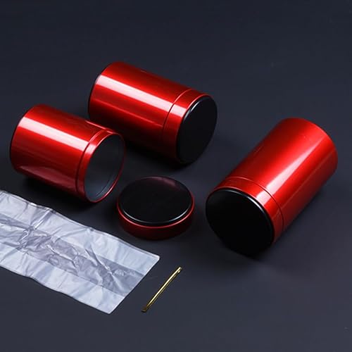 Miniatura 9 de HEALLILY 3 botes de té portátiles de lata, tarros de almacenamiento de café, azucareros, especias y condimentos, recipiente con tapa sellada para