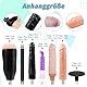 ANNGEOK Sexmaschine für Frauen und Männer Automatische Maschine Sex Spielzeug Fickmaschine Sexspielzeug SextoySet Kolben Dildo Maschine (6)