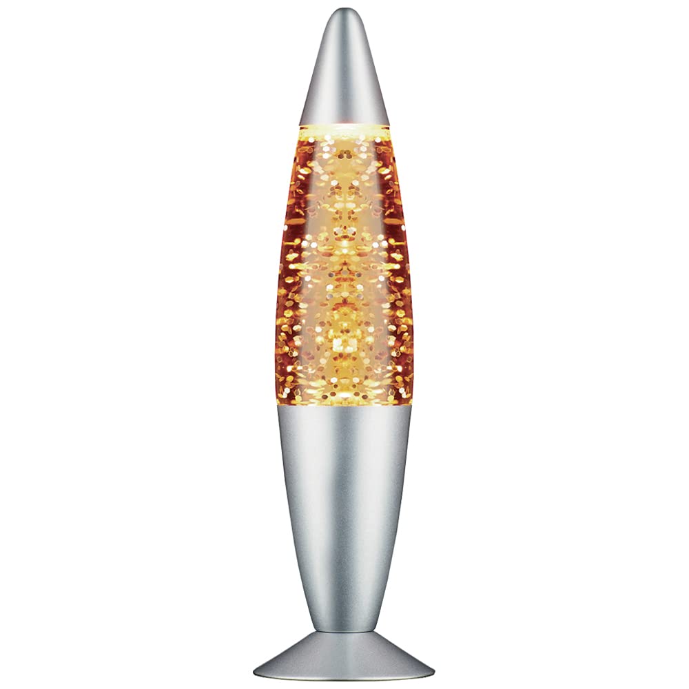 Lampara de Lava Magma Purpurina │ decorativa de sobremesa 40 cm ® │ Brillos