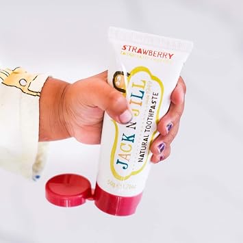Jack N'Jill N Çilek diş macunu doğal Bio-Aroma 50 g – 4