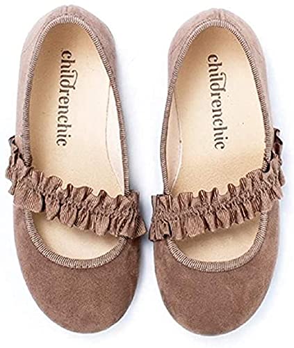 Childrenchic Mary Jane Shoes With Elastic Straps – Girls' Shoes For School, Parties, And Weddings (Camel, 27 M Eu, 10-10.5 M Us Toddler) #TOP8