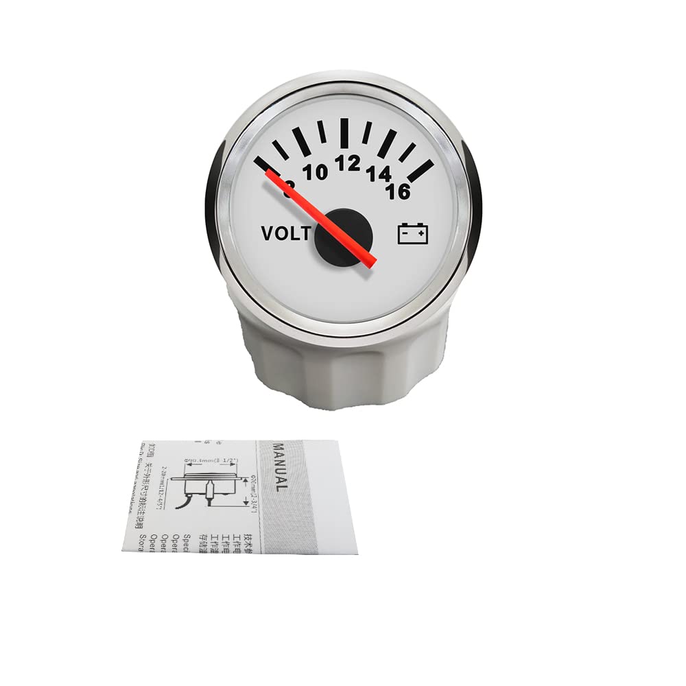 Monitor Tensione 12v-24v Voltmetro Digitale DC 12V-24V - Display LED Per Auto, Moto, Barca, Camion Display Tensione Auto - Foto 6