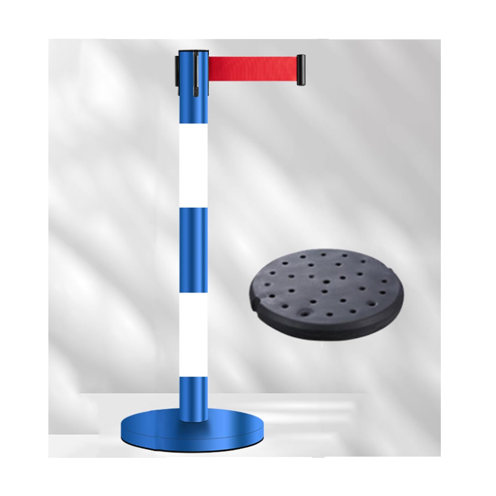 Barrière rétractable pour ceinture empêchant les intrusions avec sangle de 3m