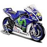 Maisto 31407 - Model Motorcycle Yamaha 1:10, Assorted Model 31407 1:10 Scale Fiat Yamaha Moto Gp Bike, Assorted Model