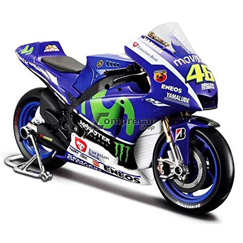 Maisto 31407 - Model Motorcycle Yamaha 1:10, Assorted Model 31407 1:10 Scale Fiat Yamaha Moto Gp Bike, Assorted Model
