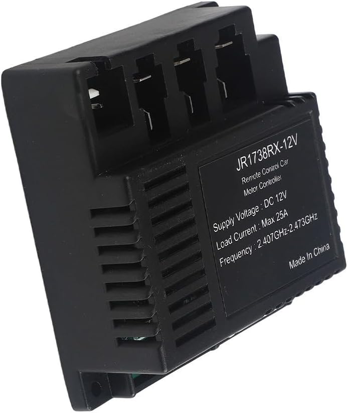 JR1738RX-12V Receiver 2.4G Remote Control for Children's Electric Ride On Car 12V Replacement Control Module Compatible with For ATV and Remote Control Riding Toys(receiver)