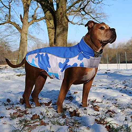 Warm Dog Jacket Reversible Fleece Winter Dog Vest For Cold Weather, Waterproof Windproof Dog Winter Coat Reflective With Magic Strip&Furry Collar For Small Medium Large Breeds Dogs Puppies Cat Pet #TOP5