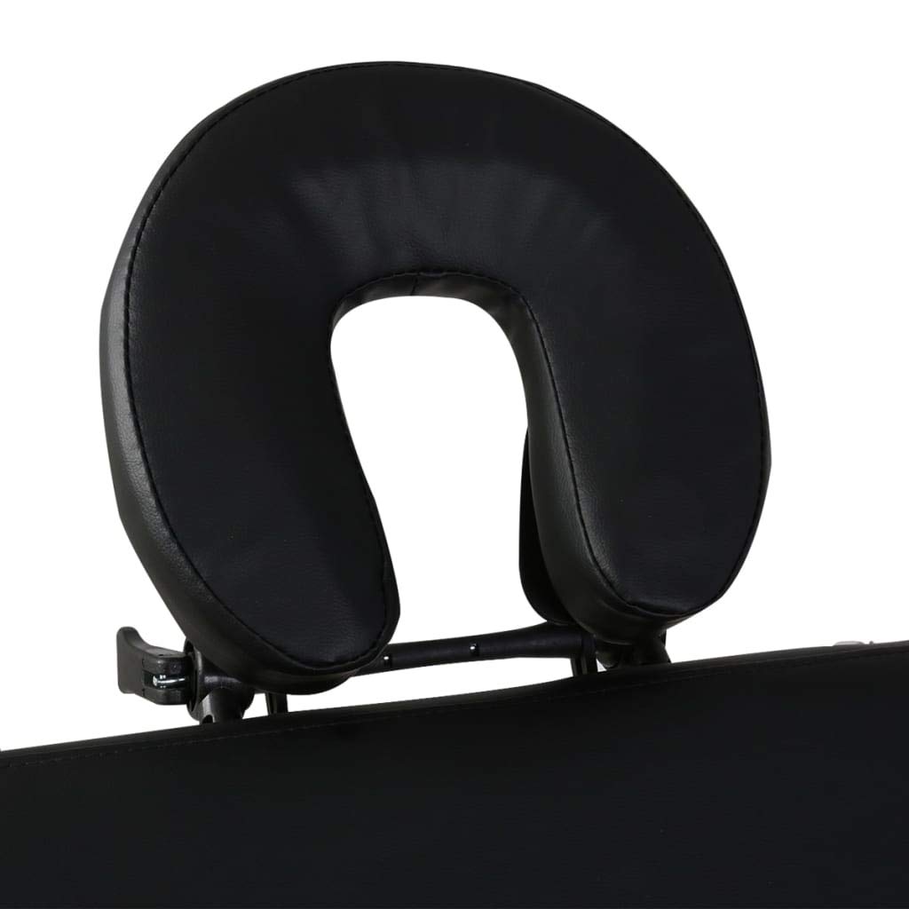 Generisch Massageliege Klappbar 3-Zonen mit Holzgestell Schwarz,Gesundheit & Schönheit,Körperpflege,Massage & Entspannung,Massagetische,16.85KG,110081