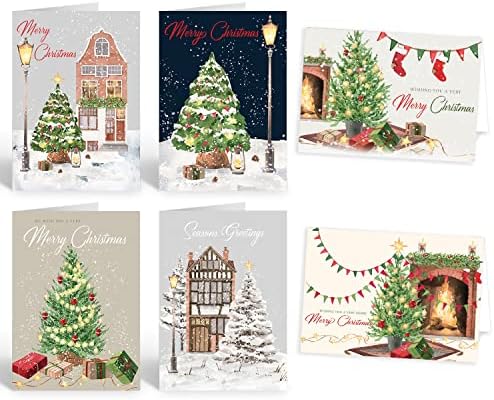 Ruby Ashley Charity Christmas Cards - Pack of 30 Xmas Cards. Quality Christmas Cards Multipack Made in the UK. Recyclable Boxed Christmas Cards & Envelopes