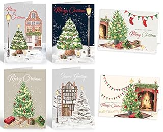 Ruby Ashley Charity Christmas Cards - Pack of 30 Xmas Cards. Quality Christmas Cards Multipack Made in the UK. Recyclable Boxed Christmas Cards & Envelopes