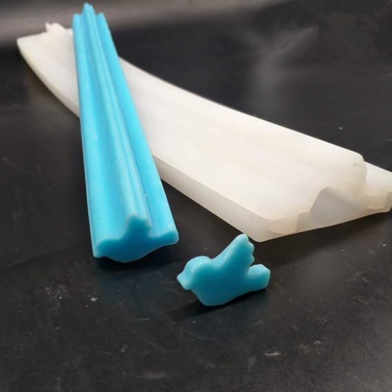Bird Shaped Tube Column Silicone Soap Candle Mold Embed Soap Making Supplies Silicone Mold for Soap