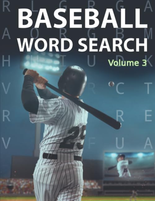 Baseball Word Search (Volume 3): Advanced Trivia Activity Book with Answers Included