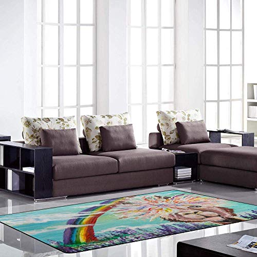 Tapis alpaga anti-peluche en velours épais pour préserver votre intérieur - 4