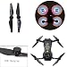 Produktbild ALIKEEY Kamera Zubehör 2 stücke Mavic air led Blitz propellers USB Lade für DJI Mavic air Drone Teile
