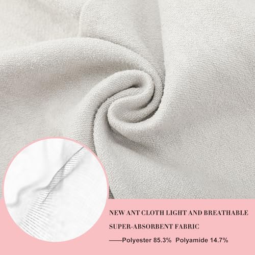 UTJZIB Ultra-Absorbent Microfiber Hair Towels-2Pack Hair Towel Wrap for Women,Hair Wraps, and Versatile Microfiber Towels for Effortless Drying — view 4