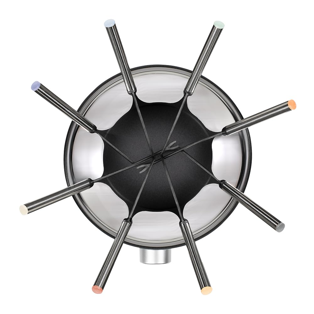 Livoo DOC333 Elektrisches Fondue-Gerät 800 W 2,4 l 8 Personen Schwarz