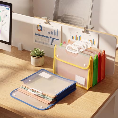Rangement documents A4 plastique Sabary dossier extensible coloré