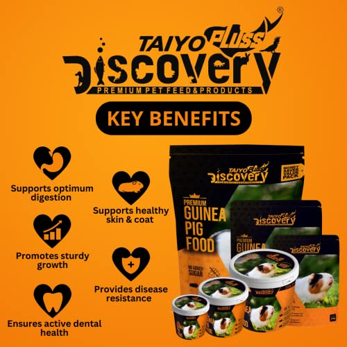 Taiyo-Pluss-Discovery-Premium-Guinea-pig-Food-500-g-Pouch-Daily-Nutrition-for-Guinea-Pig