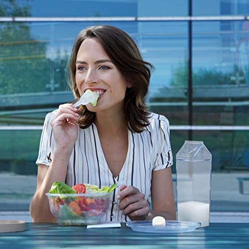 Cabilock 500ML Carton Water Milk Bottle Water Cup Clear Transparent Plastic Bottle Juice Bottle Empty Milk Drink Container 1pcs