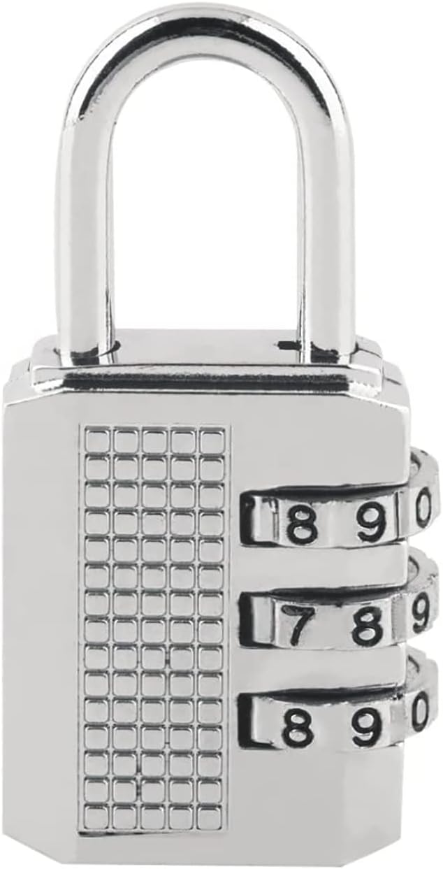 GLUN® Lock Number Steel (B)3 Code CH 17E Silver