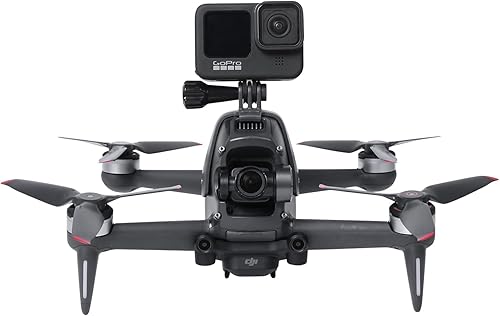 Miniatura 6 de Soporte adaptador de montaje compatible con DJI FPV Soporte de montaje Searchlight Gopro Pocket 2 Cámara Drone Accesorios