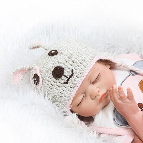 Funny House Lovely New 20 Inch 50Cm Full Body Soft Vinyl Silicone Realistic Lifelike Reborn Baby Doll Newborn Girl Dolls Mouth With Dummy Xmas Gift #TOP2