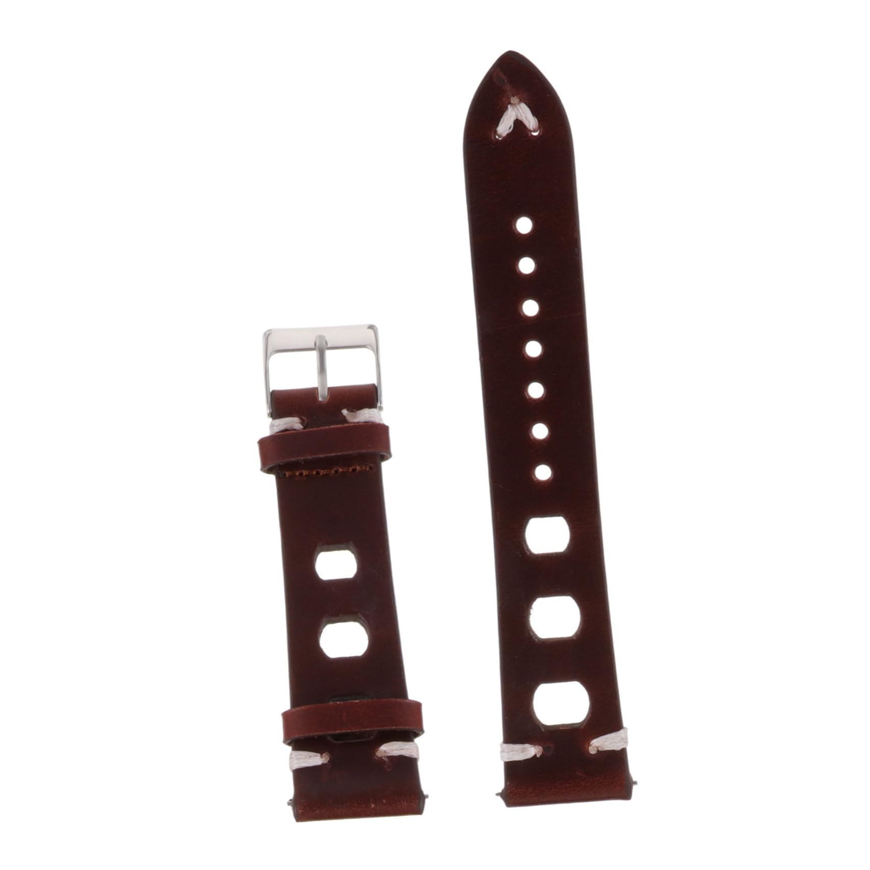 HOOTNEE 1set Leather Watch Strap Breathable Replacement Wristband for Daily Style Flexible Design for Any Occasion