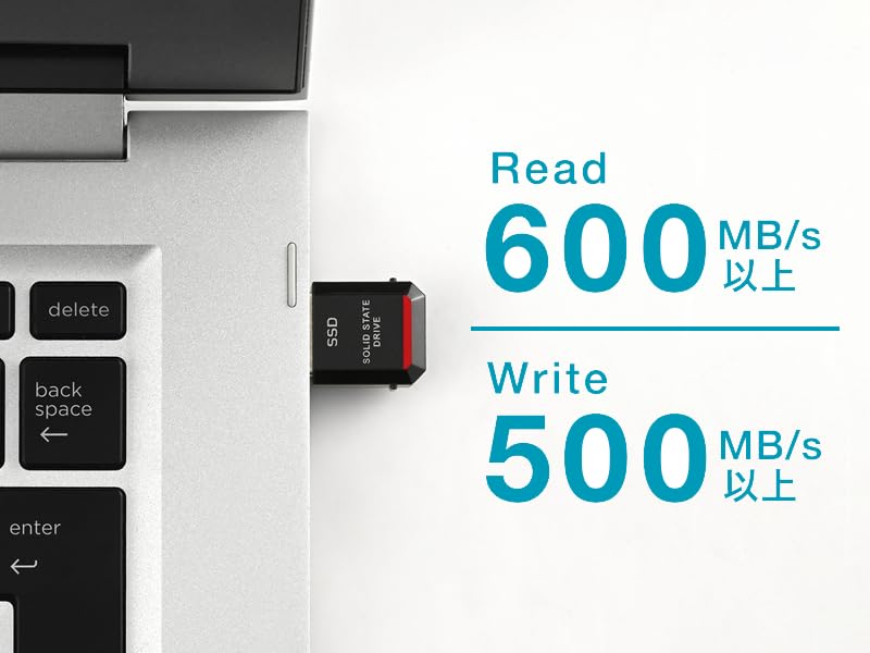 SSD-PST1.0U3BA/D USB3.2(Gen1) TV録画対応 SSD