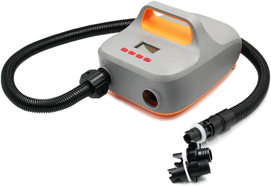 Lixada 20PSI Intelligent Portable Inflatable Pump for Boat Electric Air Pump Dual Stage Outdoor Paddle Board Inflator