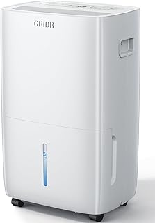 4500 Sq.Ft Energy Star Dehumidifier for Basement with Pump, Max 80 Pint/D(Standard 50Pint/D) Dehumidifier with Drain Hose, 8L Water Tank, Intelligent Humidistat, for Home, Bedroom, Bathroom