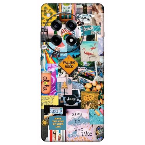 Image of Mobile Skin Sticker Compatible with OnePlus 12R 5G Skin Not Back Cover, Camera & Back Protector Mobile Skin Wrap; ONE Plus 12R 5G-KE-180