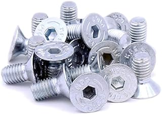 M4 (4mm x 60mm) Hex Socket Countersunk Machine Screw (Bolt) - Stainless Steel (A2) (Pack of 20)