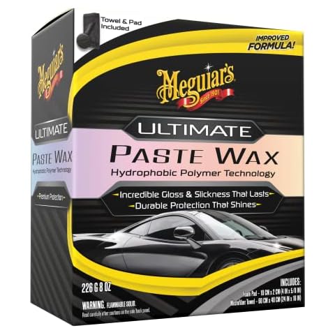 Meguiar's Ultimate Paste Wax for Glossy Finish Cover