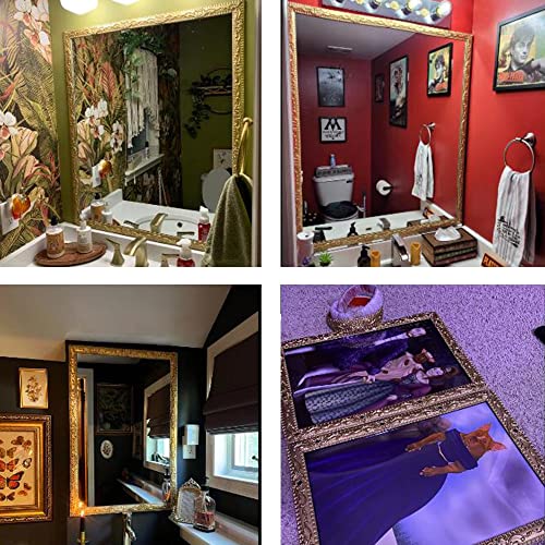 Flexible Molding Trim 3D Wall Edging Strip Self Adhesive, 0.78Inch X 16.4 Feet, Peel And Stick Wall Trim For Door Mirror Frame Cabinet Photo Frame Home Decor #TOP4