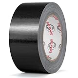 Ealyder Tape Professional Heavy-Duty Duct Tape 2 Inches x 30 Yards, Waterproof Cloth Gaffer Tape for Indoor/Outdoor Use, Repairs, Bundling, Sealing & DIY, 1 Roll - Black