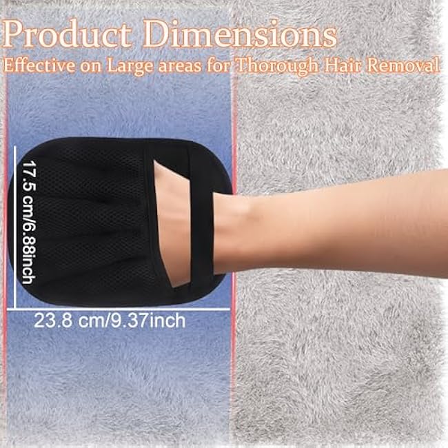 Pet Hair Removal Glove for Dogs and Cats, 2PCS Upgrade Reusable Electrostatic Gloves for Deshedding, Washable Cat Grooming Brush Five-Finger Magic Gloves for Clothing Carpet Sofa Car Seat-gWHjExb5