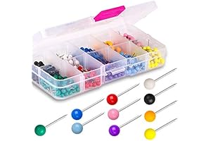 Yalis Push Pins for Maps, 1/8 Inch Map Pins, Pack of 600...