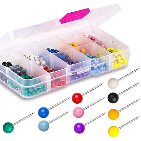Yalis Push Pins 600-count Map Tacks Cover