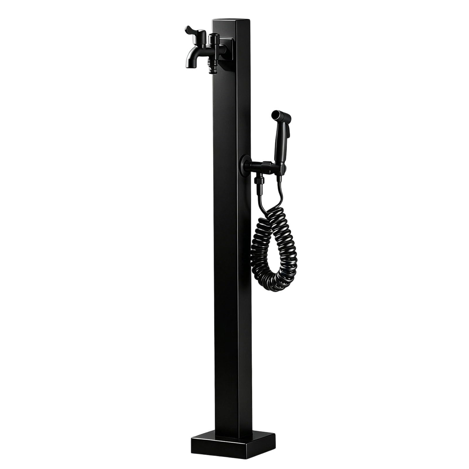 Junvstor Style 4 Garden Water Column With Faucet Outdoor Vertical Antifreeze Yard Hydrant, Floor Mount Garden Tap Standing Outdoor Spigot, Water Feature Fountain For Patio Farm Pasture(,Height: 60Cm/23.6In)