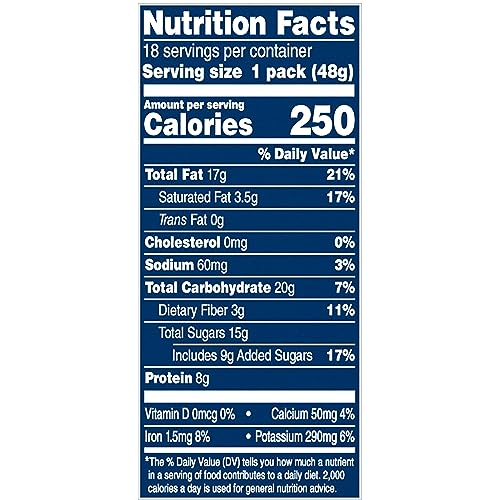 Planters Trail Mix, Nuts & Chocolate, 1.7-Ounce Tubes (Pack of 18)