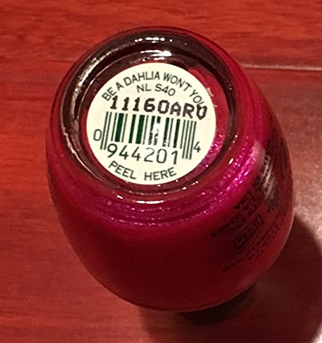 BE A DAHLIA WON'T YOU NL S40 Nail Polish Lacquer .5oz - 1 pc