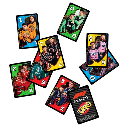 Mattel Games UNO F1 Kartenspiel, ab 7 Jahren, 2-10 Spieler – Ansicht 5