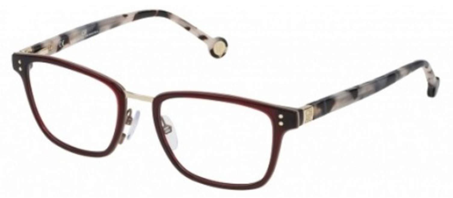 Eyeglasses Carolina Herrera VHE 728 06DC Havana/Other/Clear Lens