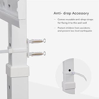 UNHO White TV Floor Stand: Free Standing TV Mount Bracket Height Adjustable Tall TV Stand for 32”-85” Flat Panel LED LCD Screens Max VESA 800x600 up to Loading Weight 40KG