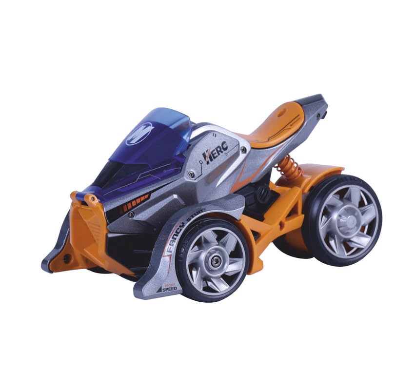 Image of Pull Back Motorcycle & Racing Car Toy - Two-in-One Ejection Chariot with Dynamic Music & Lighting Effects, High-Speed Action, Durable Design, and Interactive Fun for Kids on the Go