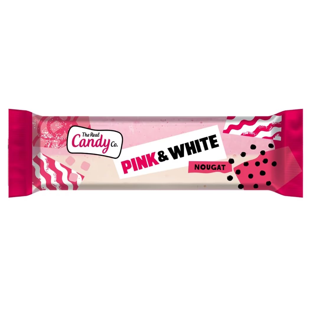 Real Candy Company Pink and White Nougat 130g