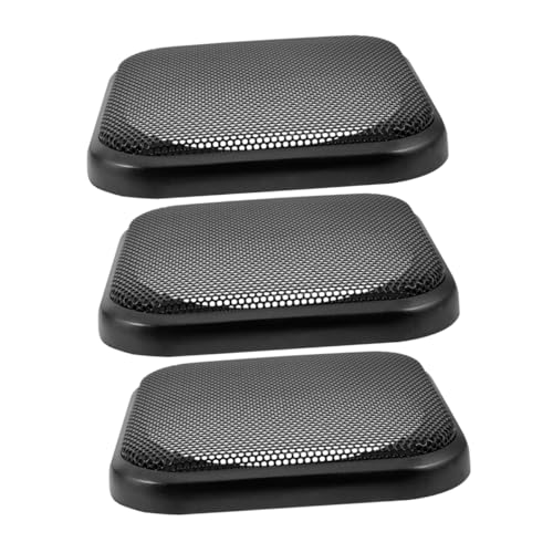 ERINGOGO 3 個用スピーカーグリル 方形スピーカー網 サブウーファーガード